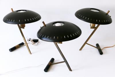 Louis Christiaan Kalff Elegant Mid Century Decora or Z Table Lamp by Louis Kalff for Philips 1950s