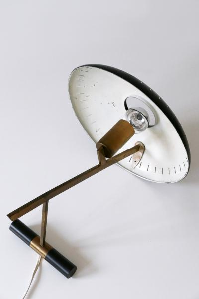 Louis Christiaan Kalff Elegant Mid Century Decora or Z Table Lamp by Louis Kalff for Philips 1950s