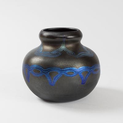 Louis Comfort Tiffany Decorated Glass Vase