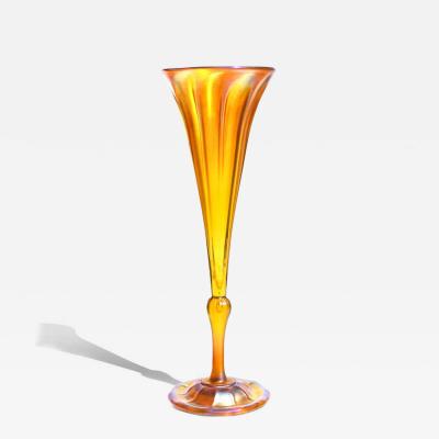 Louis Comfort Tiffany Louis Comfort Tiffany Favrile Floriform Trumpet Vase