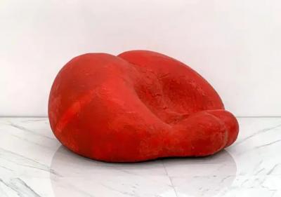 Louis Durot Louis Durot Pouffesses Chair Signed 1990