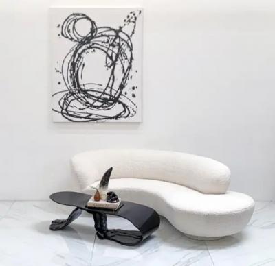 Louis Durot Louis Durot Tongue Coffee Table in Jet Black