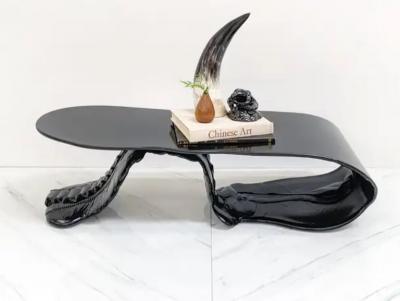 Louis Durot Louis Durot Tongue Coffee Table in Jet Black
