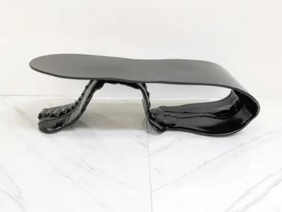 Louis Durot Louis Durot Tongue Coffee Table in Jet Black