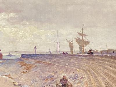 Louis Henri Saintin La Jetee The Pier 