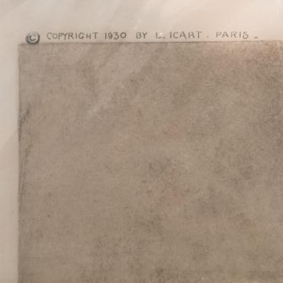 Louis Icart Arc en ciel Rainbow by Louis Icart 1888 1950 Signed