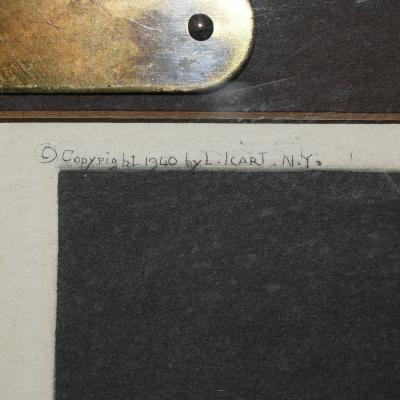 Louis Icart Illusion 1940 by Louis Icart Signed