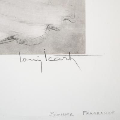 Louis Icart La Glycine Wisteria by Louis Icart 1888 1950 Signed