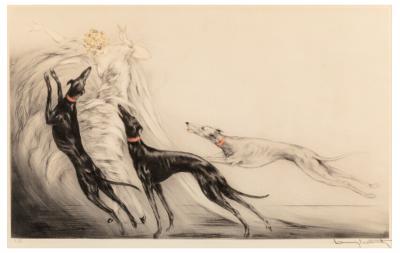 Louis Icart Louis Icart Etching Coursing II 1929 Signed
