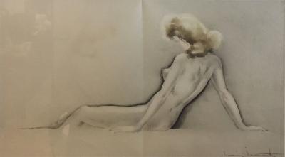 Louis Icart Louis Icart Sitting Nude