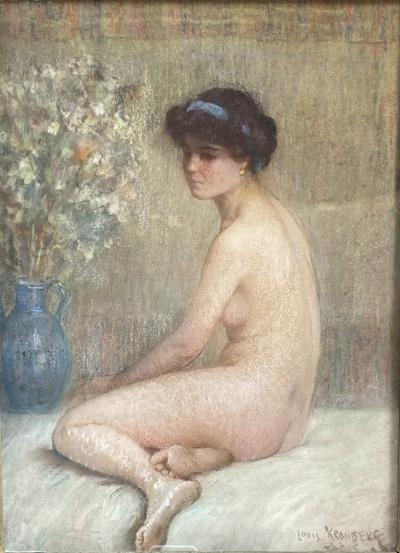 Louis Kronberg Seated Nude