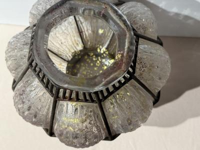 Louis Majorelle Daum Majorelle Art Deco Glass Iron Mounted Vase