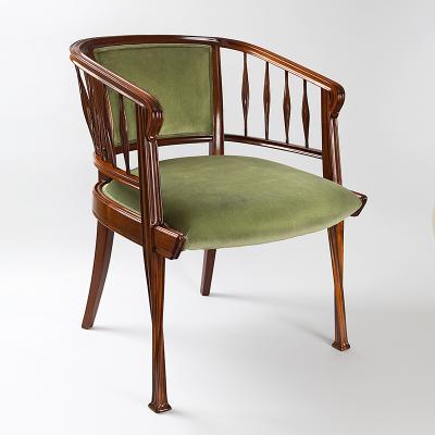 Louis Majorelle French Armchairs by Louis Majorelle