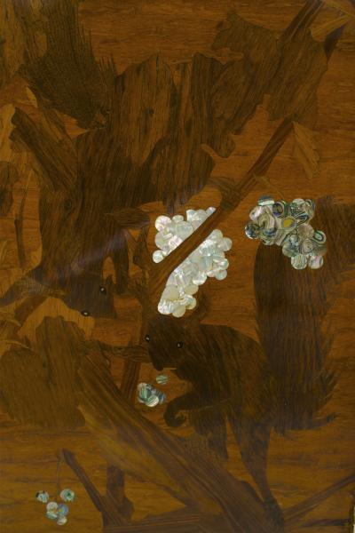 Louis Majorelle French Art Nouveau Mahogany Walnut Cupboard Cabinet