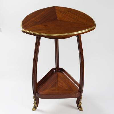 Louis Majorelle French Art Nouveau Triangular Table by Louis Majorelle