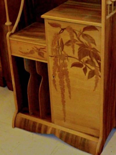 Louis Majorelle Louis Majorelle Cabinet with Wisteria Marquetry