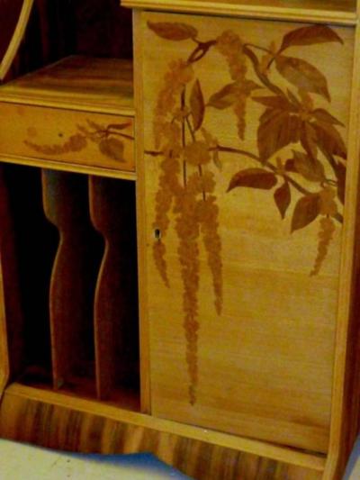 Louis Majorelle Louis Majorelle Cabinet with Wisteria Marquetry