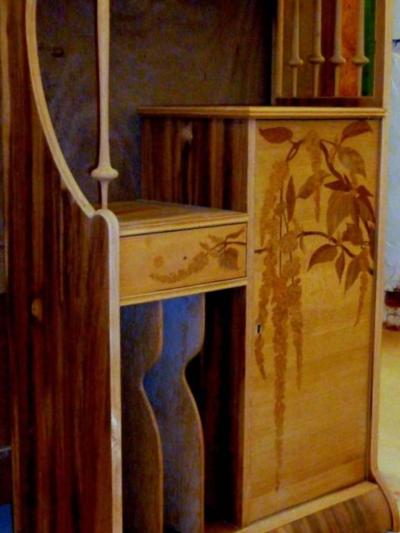 Louis Majorelle Louis Majorelle Cabinet with Wisteria Marquetry