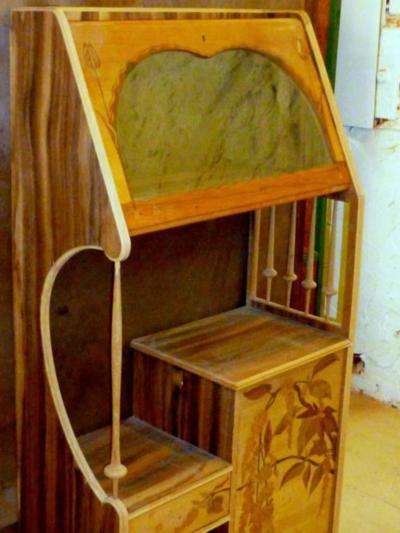 Louis Majorelle Louis Majorelle Cabinet with Wisteria Marquetry