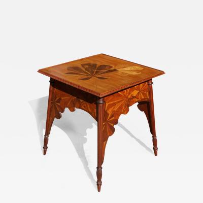 Louis Majorelle Louis Majorelle Signed French Art Nouveau Game Table circa 1900