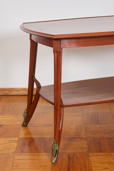 Louis Majorelle Majorelle Art Nouveau Ormolu Two Tier Table