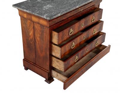 Louis Nicolas Philippe Auguste de Forbin Louis Phillipe Marble Top Commode