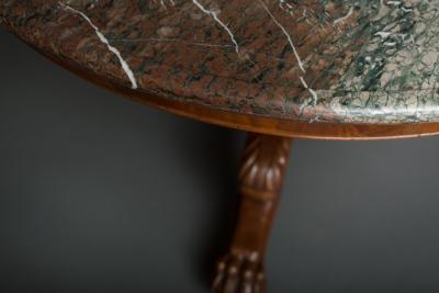 Louis Philippe Bleached Mohogany Center Hall Table