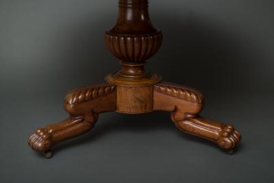 Louis Philippe Bleached Mohogany Center Hall Table