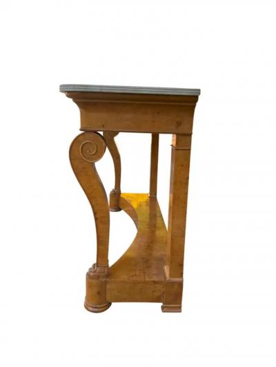 Louis Philippe Burl Ash Console Desserte
