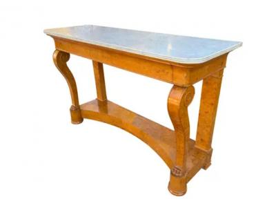 Louis Philippe Burl Ash Console Desserte