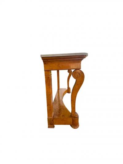 Louis Philippe Burl Ash Console Desserte