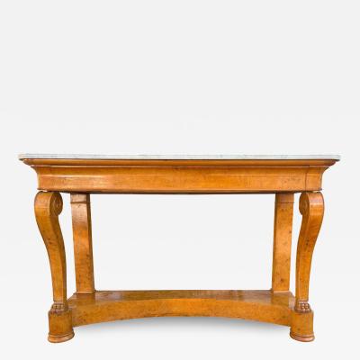 Louis Philippe Burl Ash Console Desserte