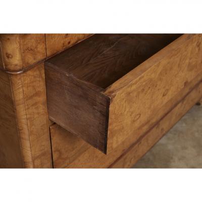 Louis Philippe Burled Walnut Commode