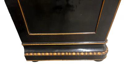 Louis Philippe Ebonized And Maple Commode