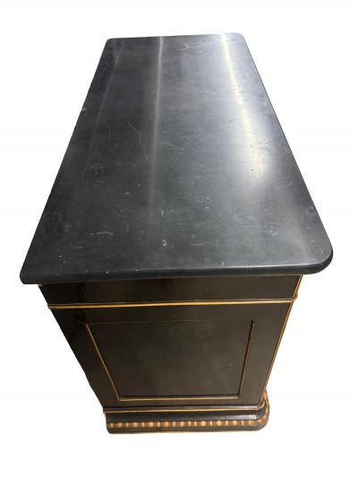 Louis Philippe Ebonized And Maple Commode