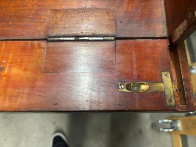 Louis Philippe Ebonized And Maple Commode