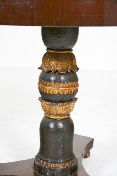 Louis Philippe Marble Top Gueridon Table