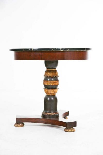 Louis Philippe Marble Top Gueridon Table