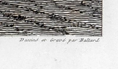 Louis Pierre Baltard Set Four Engravings of the Entrances to the Louvre by Louis Pierre Baltard