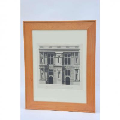 Louis Pierre Baltard Set of Three Architectural Prints by Louis Pierre Baltard de la Fresque