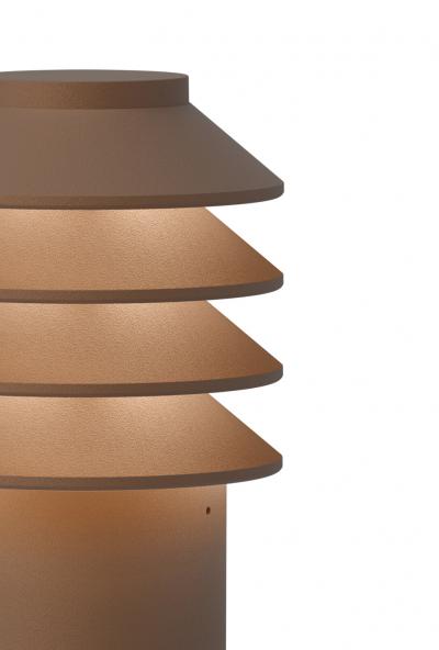 Louis Poulsen Bysted Garden Long Outdoor Bollard Light for Louis Poulsen