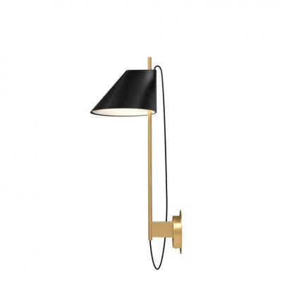 Louis Poulsen GamFratesi Yuh Wall Light for Louis Poulsen in Black or White with Brass