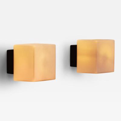 Louis Poulsen Jepsen and Johansen Kubuarmatur Wall Lamps for Louis Poulsen Denmark 1960s