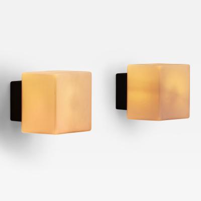 Louis Poulsen K Jepsen and A F Johansen Kubuarmatur Wall Lamps Denmark 1960s