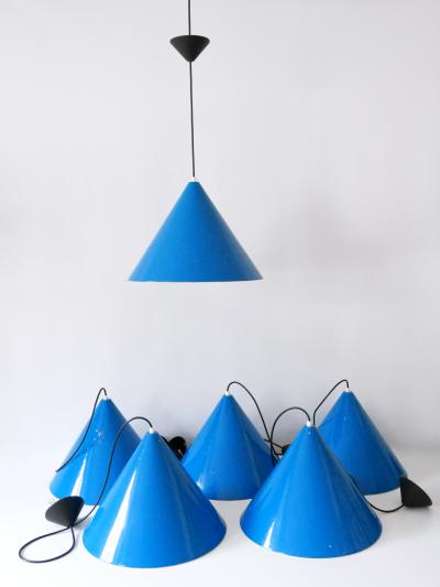Louis Poulsen Large Mid Century Modern Billard Pendant Lamps by Louis Poulsen Denmark 1960s