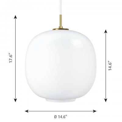 Louis Poulsen Large Vilhelm Lauritzen Radiohus Pendants for Louis Poulsen