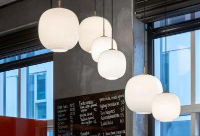 Louis Poulsen Large Vilhelm Lauritzen Radiohus Pendants for Louis Poulsen