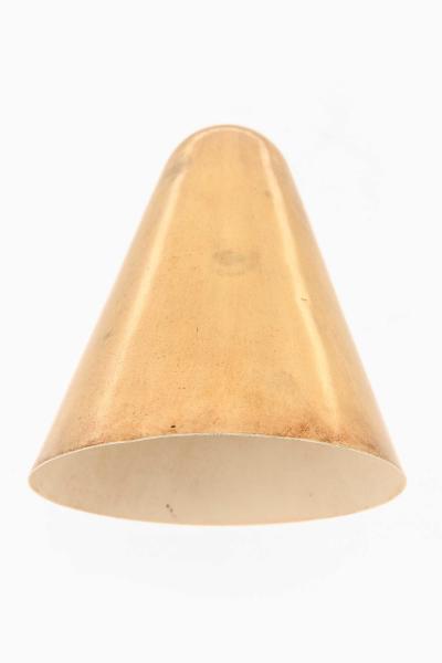 Louis Poulsen Pair of Louis Poulsen Brass Wall Lamps 1950s