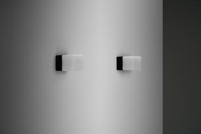 Louis Poulsen Pair of Model Kubuarmatur 38117 Wall Lamps for Louis Poulsen Denmark 1960s