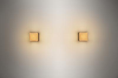Louis Poulsen Pair of Model Kubuarmatur 38117 Wall Lamps for Louis Poulsen Denmark 1960s